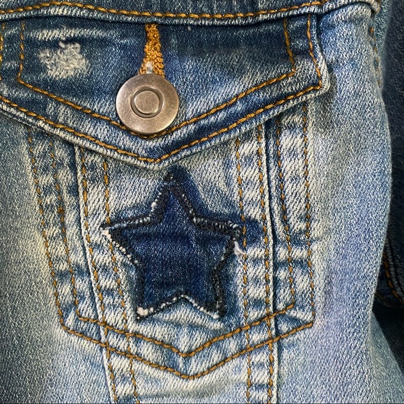 Distressed Jean Jacket - Picture 2 of 4